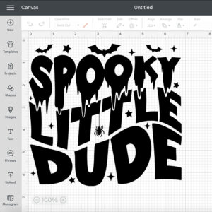 Spooky Little Dude SVG Halloween T shirt Design SVG PNG Cut Files Cricut 2