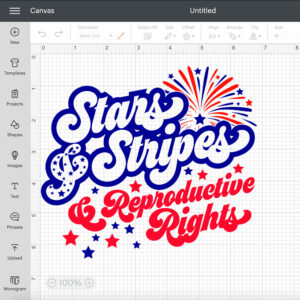 Stars Stripes Reproductive Rights SVG 4th Of July T shirt Design SVG 2