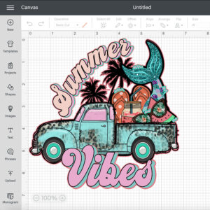 Summer Vibes PNG summer truck PNG mermaid summer PNG 2