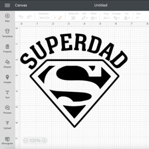 Super Dad SVG Fathers Day SVG Superhero Dad SVG Cut Files 2
