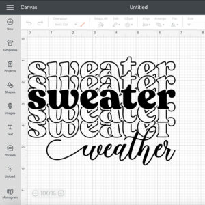 Sweater Weather SVG Autumn Pumpkin Season T shirt College Font Design SVG PNG 2