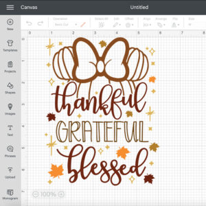 Thankful Grateful Blessed SVG 2