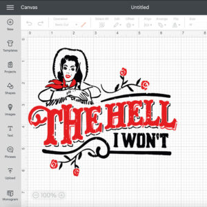 The Hell I Wont SVG Sassy Cowgirl SVG 2