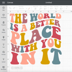 The World Is A Better Place With You In It SVG Inspirational Quote SVG Cut File 2