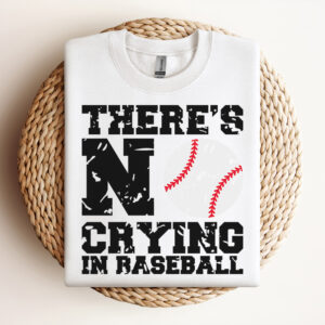 Theres No Crying In Baseball SVG Baseball Grunge Design SVG cut files 3