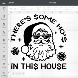 Theres Some Hos in This House SVG Funny Retro Christmas SVG 2