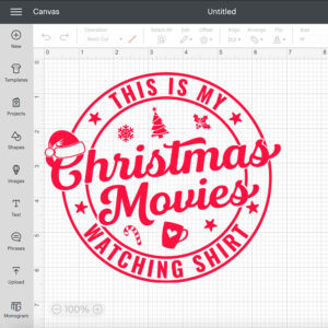 This Is My Christmas Movies Watching Shirt SVG Funny Quote Design SVG Cut Files 2