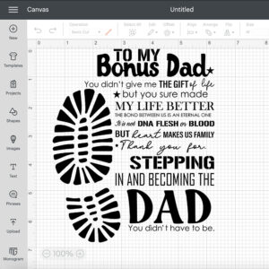 To My Bonus Dad You Made My Life Better SVG Fathers Day SVG 2