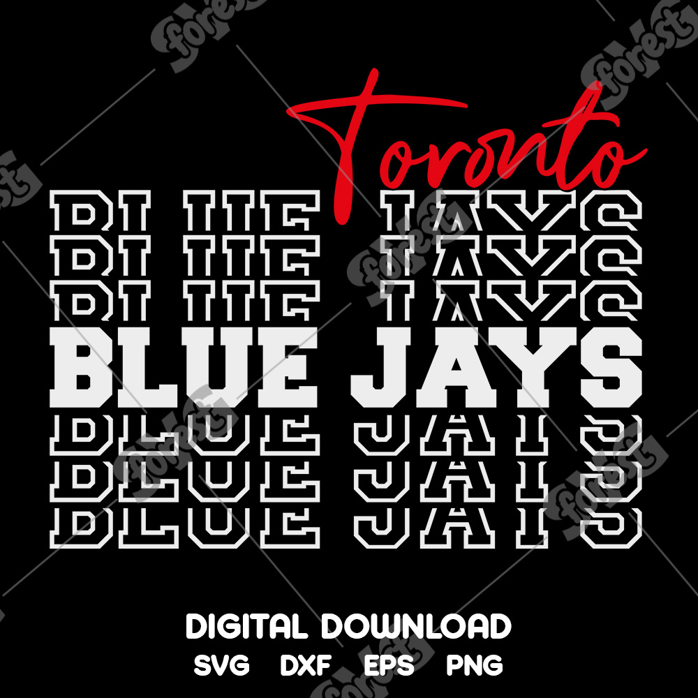 Toronto Blue Jays SVG, MLB Baseball Team T-shirt Design SVG Cut Files Cricut,  Instant Download