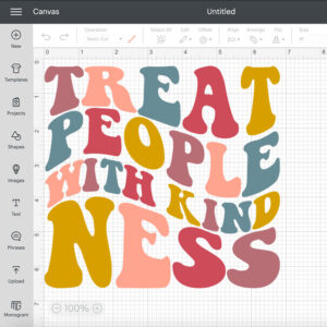 Treat People With Kindness SVG Inspirational Quote SVG Cut Files Cricut 2