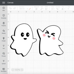 Two Cute Ghost SVG PNG Cute Ghost SVG 2