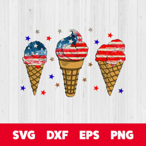 USA Ice Cream PNG American PNG 4th of july PNG 1