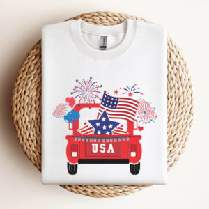 USA Truck PNG Sublimation 4th of July PNG Sublimation 3
