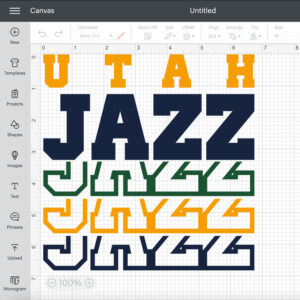 Utah Jazz SVG NBA Basketball Team T shirt SVG Design Cut Files Cricut 2