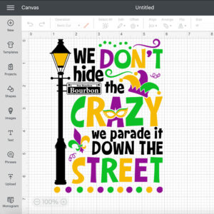 We Dont Hide The Crazy We Parade It Down The Street SVG Mardi Gras T shirt SVG 2