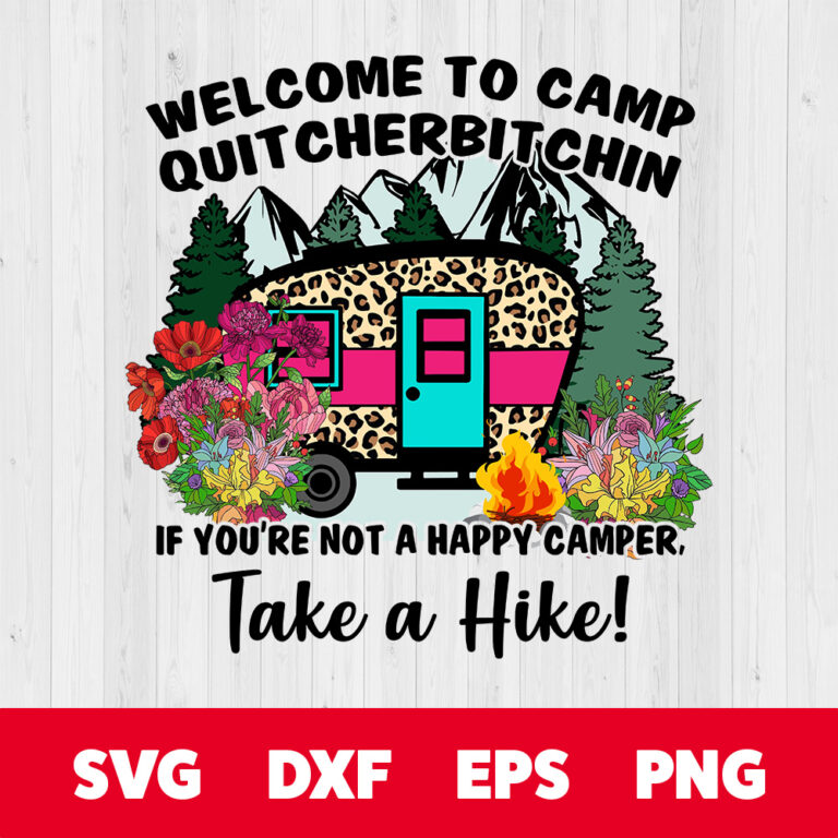 Welcome to Camp QuitCherBitchin PNG camper camping PNG 1
