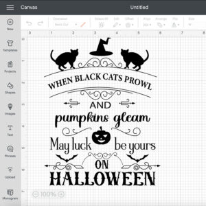 When Black Cats Prowl Halloween SVG Halloween SVG File For Cricut 2