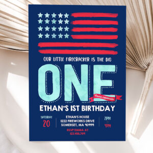 editable 4th of july birthday invitation 4th of july birthday invitation vintage 4th of july patriotic birthday red white and blue party invitation 5