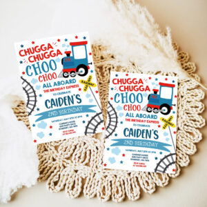 editable chugga chugga choo choo train birthday invitation chugga chugga choo choo party choo choo train party 7