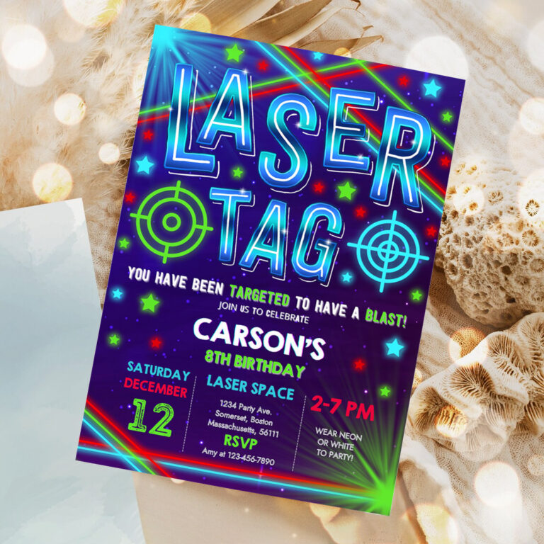editable laser tag invitation neon laser tag birthday invitation glow laser tag birthday invitation boy neon glow laser party 1