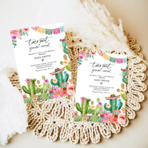 editable taco bout a gender reveal party fiesta he or she esta invitation taco gender reveal party cactus shower 6