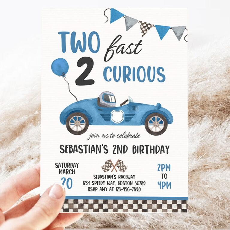 editable two fast birthday invitation two fast boy race car 2nd birthday party two fast 2 curious race car party 3