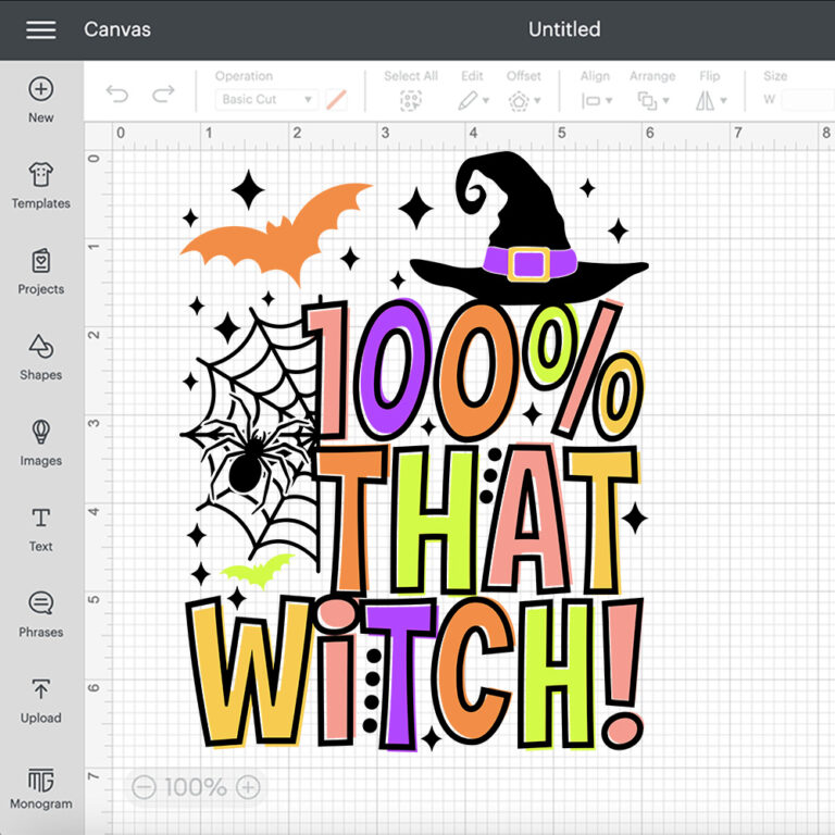 100 That Witch SVG Halloween Witchs Hat T shirt Color Design SVG Cut Files Cricut 2
