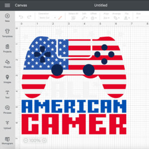 All American Gamer SVG American Video Game 4th of July T shirt Design SVG 2