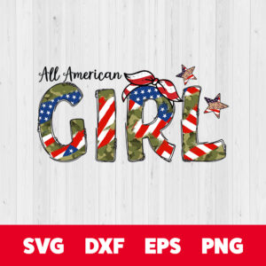 All American Girl PNG American Girl PNG 4th Of July PNG 1