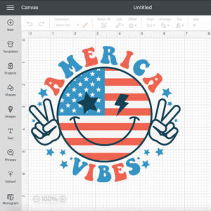 America Vibes SVG 4th of July T shirt Flag Patriotic Design SVG PNG Cut Files 2