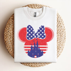 American Flag Mouse Vacation Design Mouse Design July 4th PNG 3