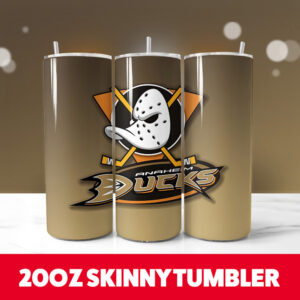 Anaheim Ducks 20oz Tumbler Wrap PNG Digital Download 1