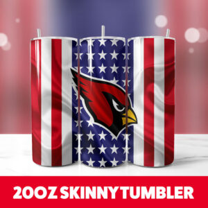 Arizona Cardinals Multi Designs Tumblers 3 20oz Skinny Tumbler PNG Digital Download 1