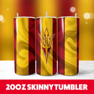 Arizona State Sun Devils Football Designs 2 20oz Skinny Tumbler PNG Digital Download 1