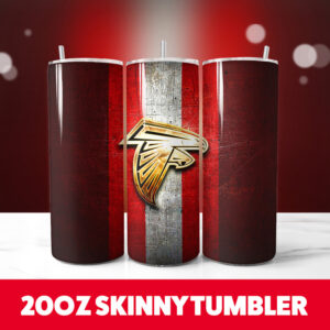 Atlanta Falcons 15 20oz Skinny Tumbler PNG Digital Download 1