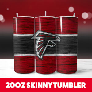 Atlanta Falcons 17 20oz Skinny Tumbler PNG Digital Download 1