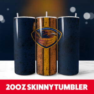 Atlanta Thrashers 20oz Skinny Tumbler PNG Digital Download 1