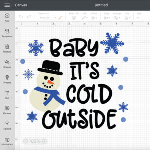 Baby Its Cold Outside SVG Merry Christmas SVG 2