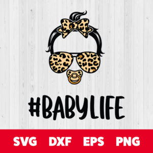 Baby Life Leopard SVG 1