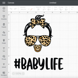 Baby Life Leopard SVG 2