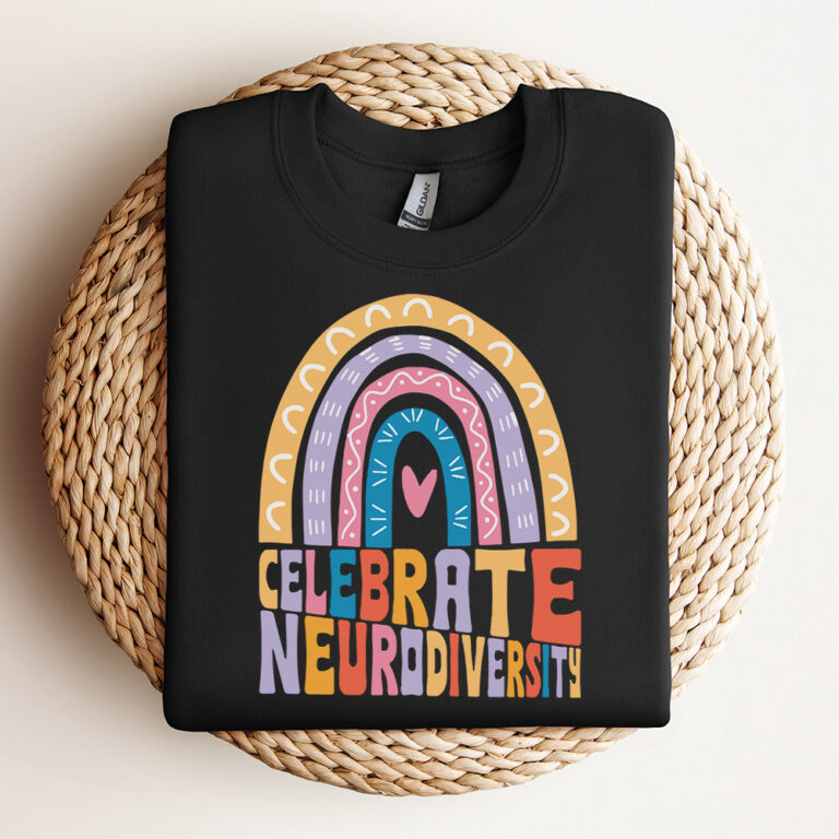 Back To School Celebrate Neurodiversity Rainbow Autism Neurodiverse Minds SVG 3