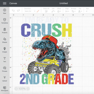 Back To School Im Ready To Crush 2nd Grade Back To School Dinosaur SVG 2