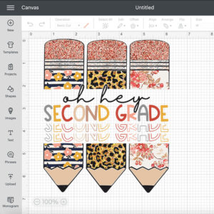 Back To School Oh Hey Second Grade Student Teacher Colourful SVG 2