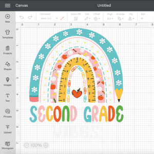 Back To School Second Grade Vibes Teachers Students SVG 2