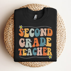 Back To School Vintage 2nd Second Grade Teacher Back To School First Day SVG 3