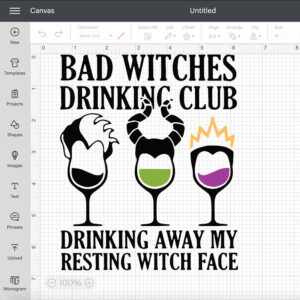 Bad Witches Drinking Club SVG 2