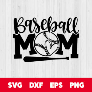 Baseball Mom SVG Gameday SVG Baseball Mama SVG Mothers Day SVG 1