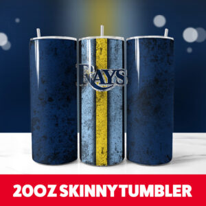 Baseball Rays Grunge 20oz Skinny Tumbler PNG Digital Download 1