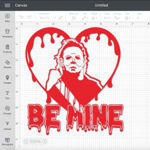 Be Mine Horror Valentines Day SVG 2