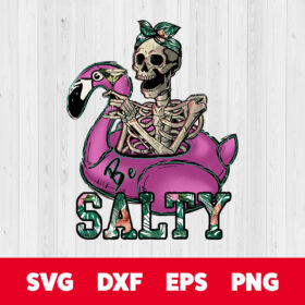 Be Salty PNG Skull PNG Summer Beach PNG 1
